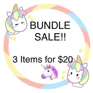 🦄 BUNDLE SALE!! 🦄